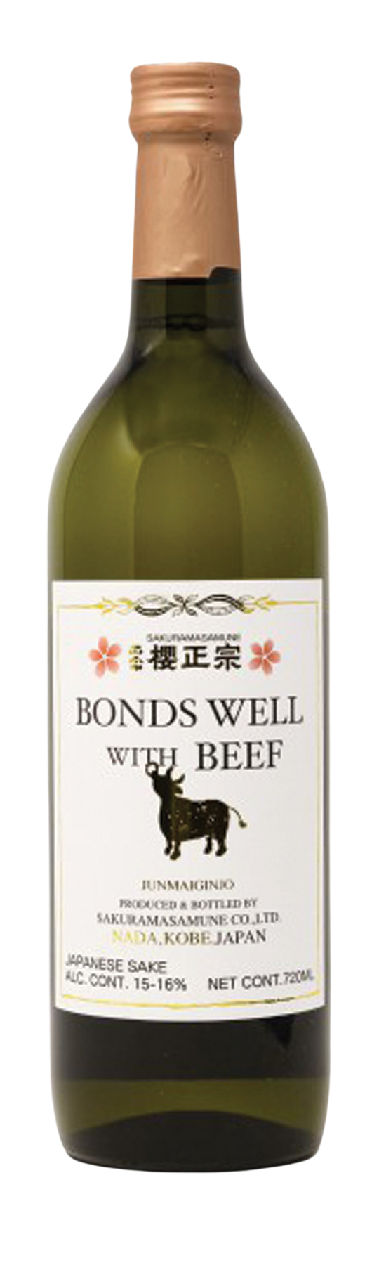 Sakuramasamune Bonds Well With Beef 15% 72cl