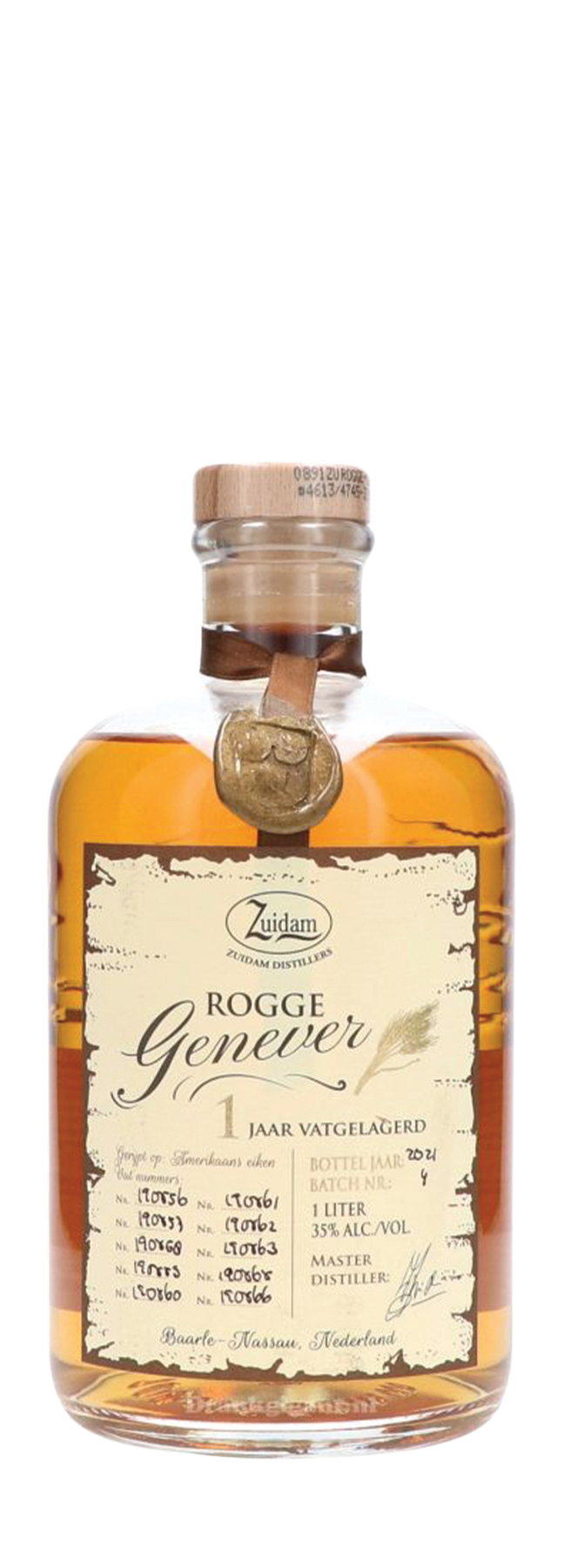 gin de seigle 35% 100cl
