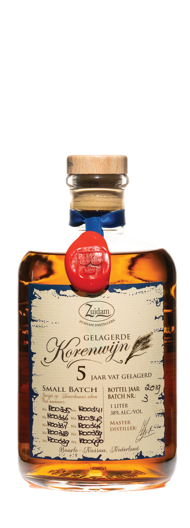 Korenwijn 5 jaar 38% 50cl