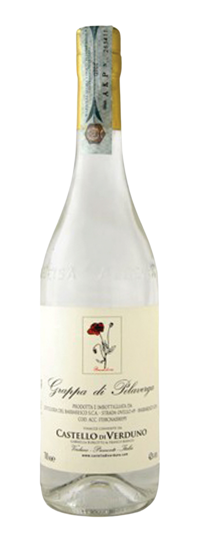 Grappa di Pelaverga 40% 70cl