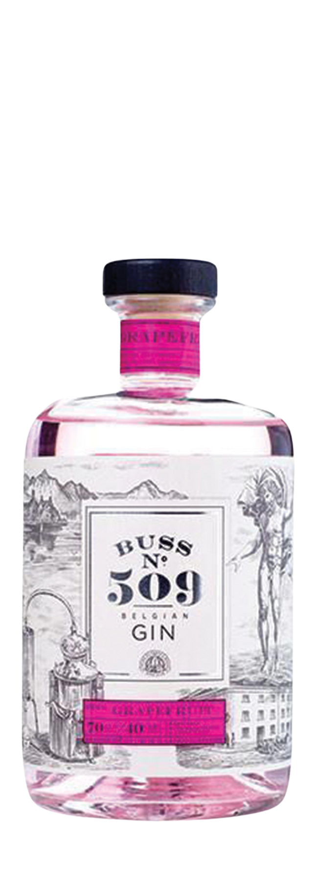 509 Pink Grapefruit Gin 40% 70cl