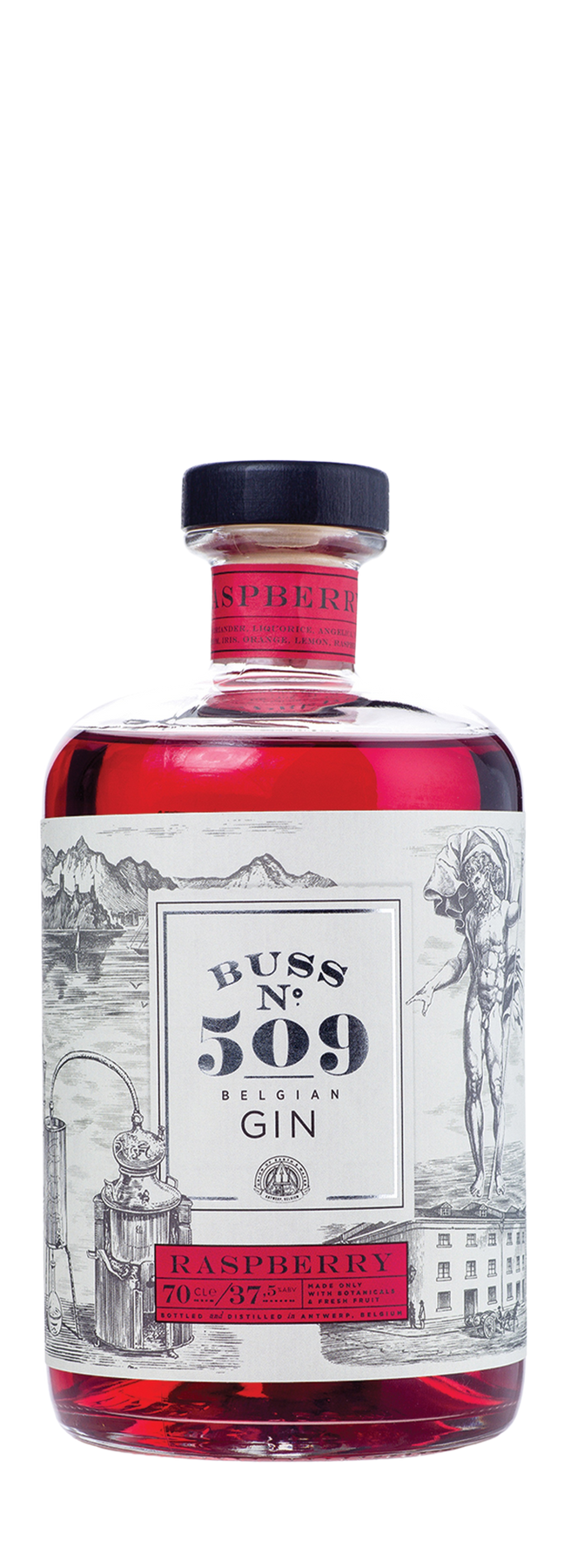 509 Raspberry Gin 37,5% 70cl