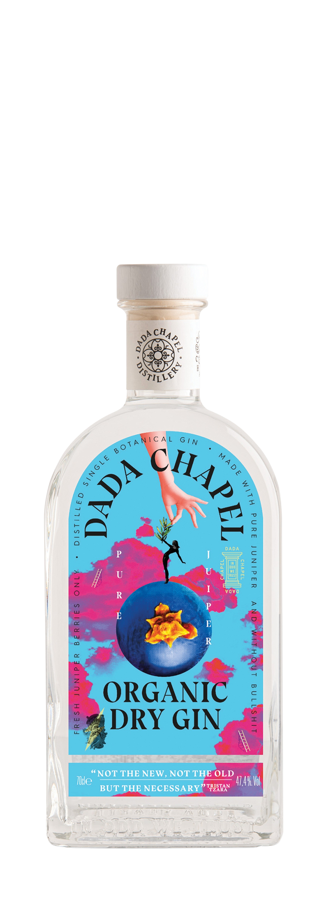 Single Botanical Organic Gin 47,4% 70cl