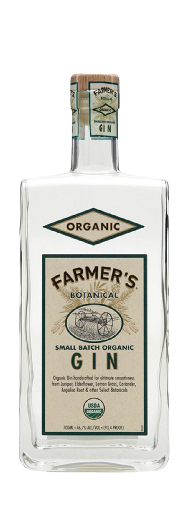 Organic Gin 46,7% 70cl