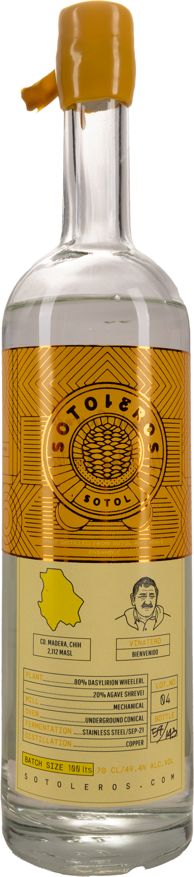 Bienvenido Ensamble Sotol - Lot 4 48.2% 70cl
