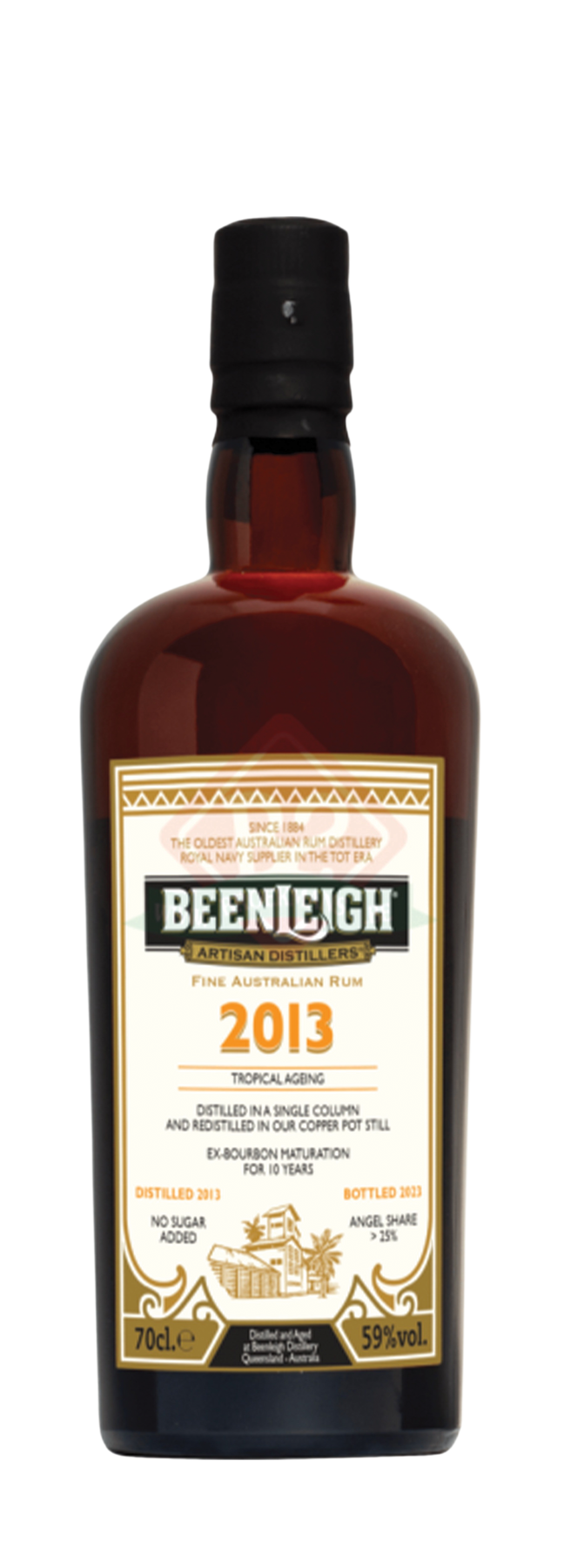 10 Years Old Single Blended Rum 59% 2013 70cl