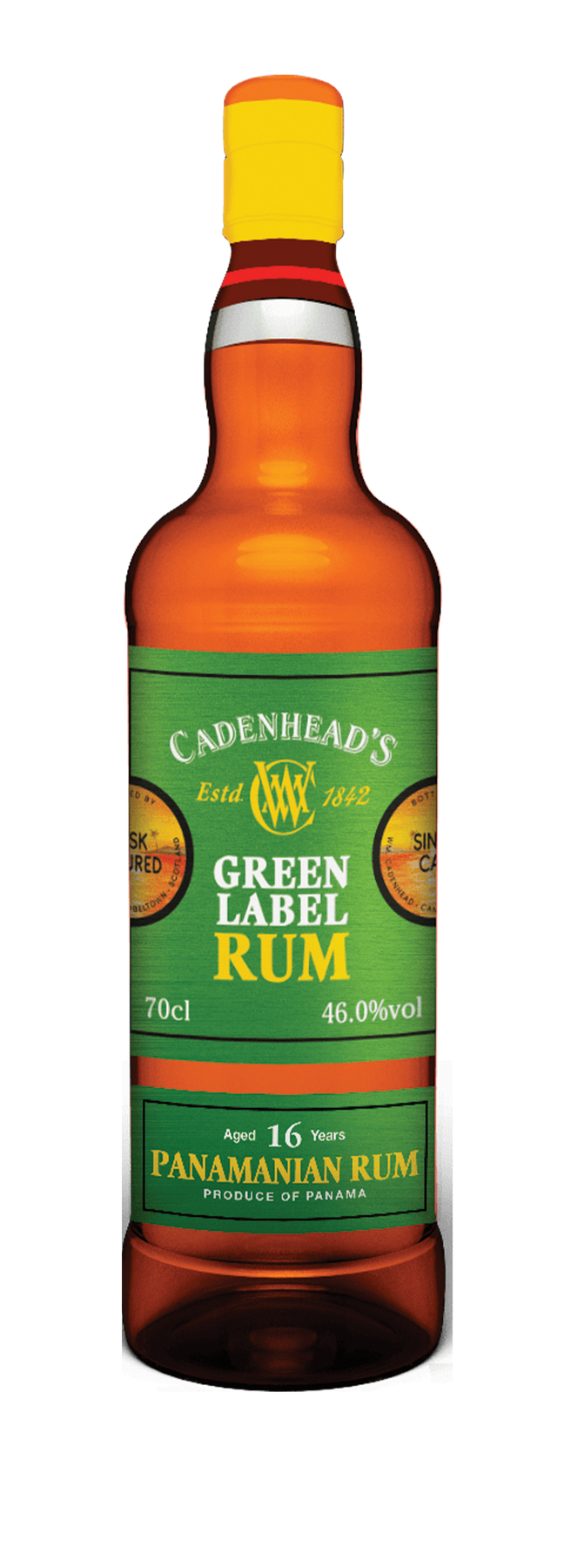 15 Years Old Panama Green Label 46% 70cl