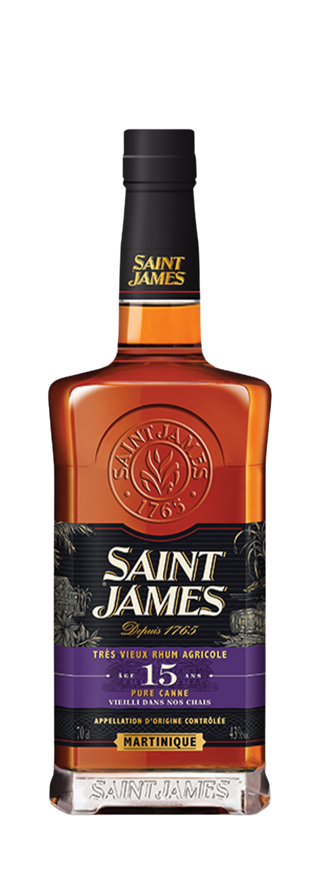 15 Years Old Rhum Vieux 43% 70cl