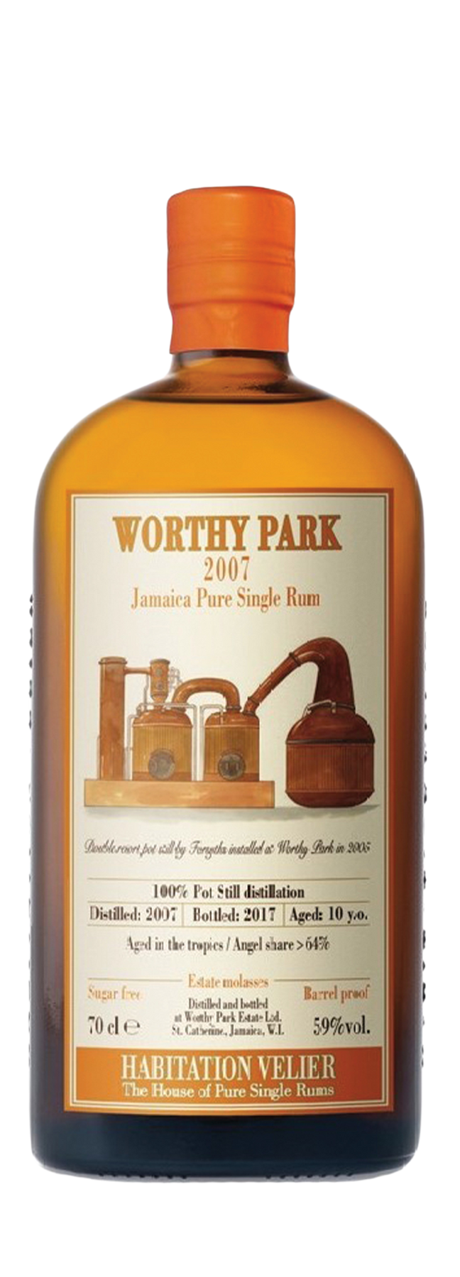 10 Years Old WPL Habitation Velier 59% 2007 70cl