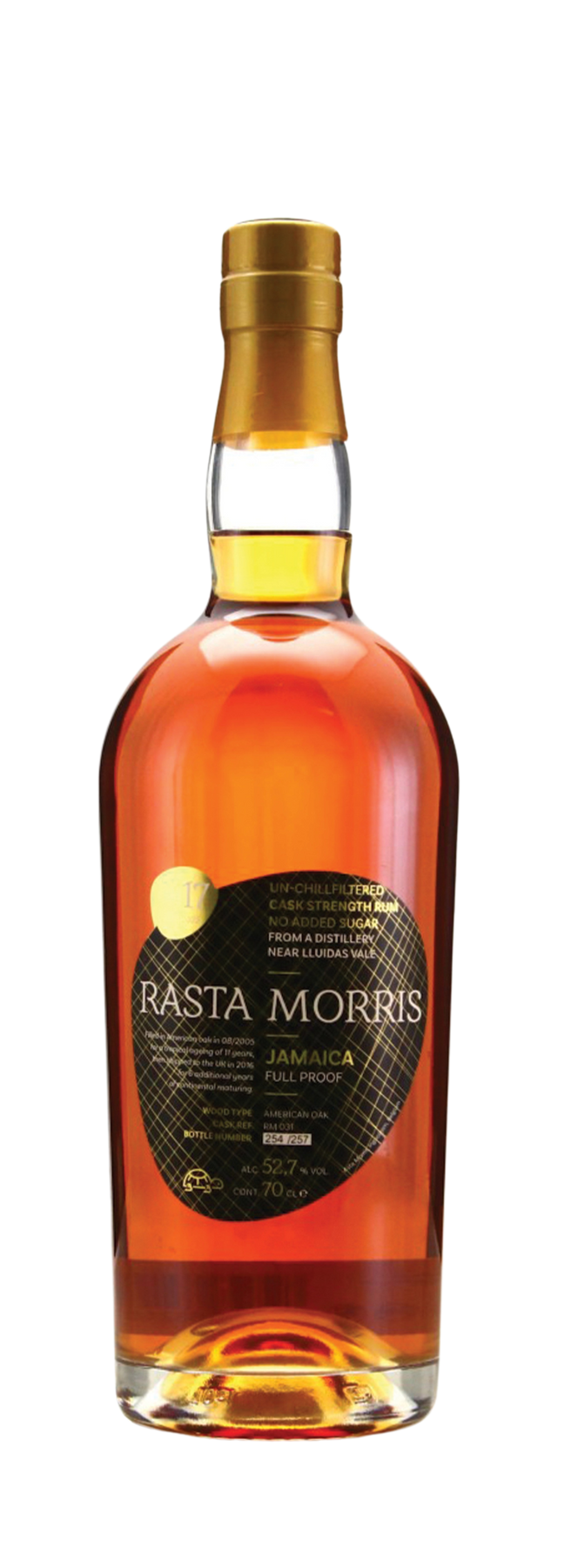 17 Years Old Rasta Morris 52,7% 2005 70cl