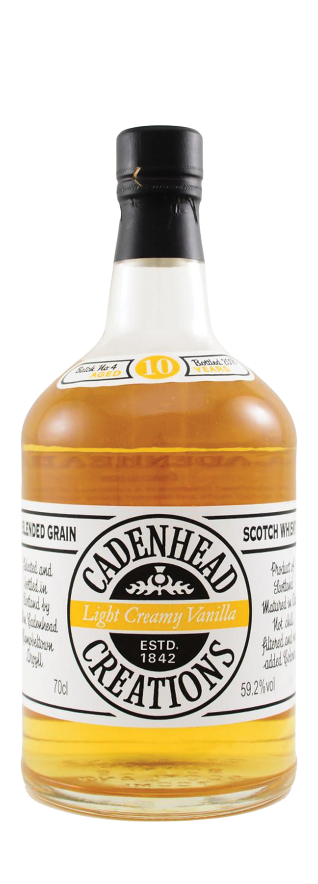 10 Years Old Creations Light Creamy Vanilla 59,2% 70cl