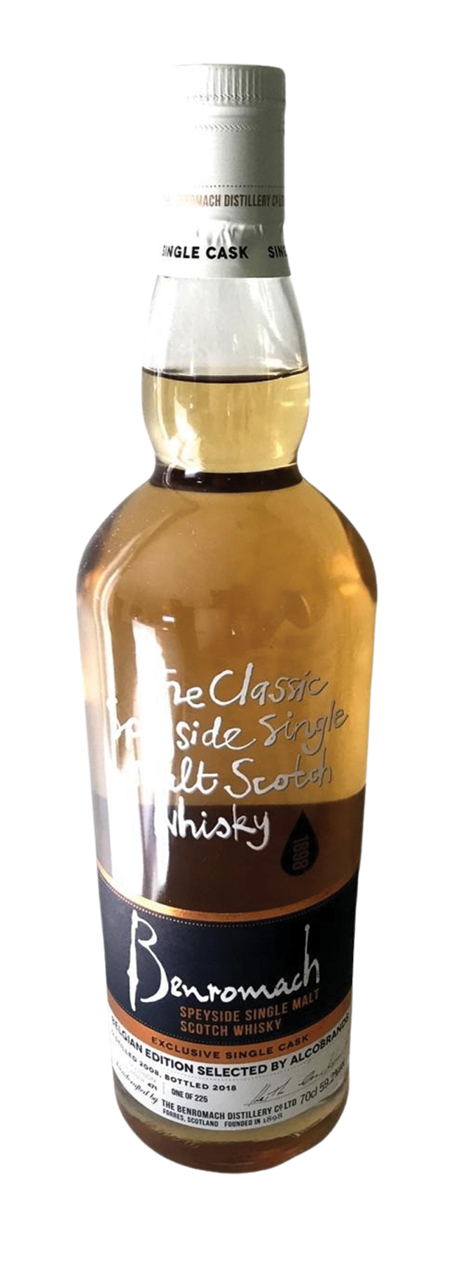 Single Cask For Alcobrands 59,2% 2008 70cl