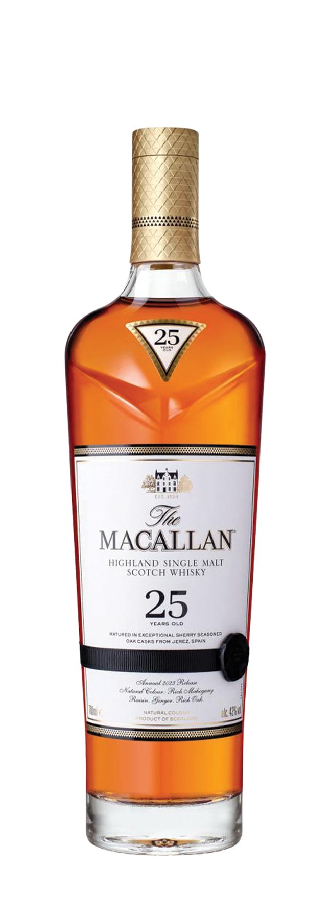 25 Years Old Sherry Oak 43% 70cl