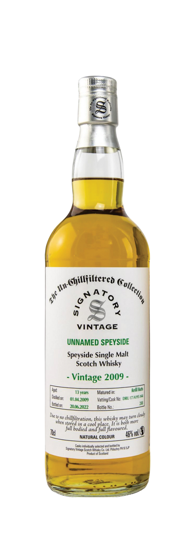 13 Years Old Secret Speyside Single Cask 46% 2009 70cl