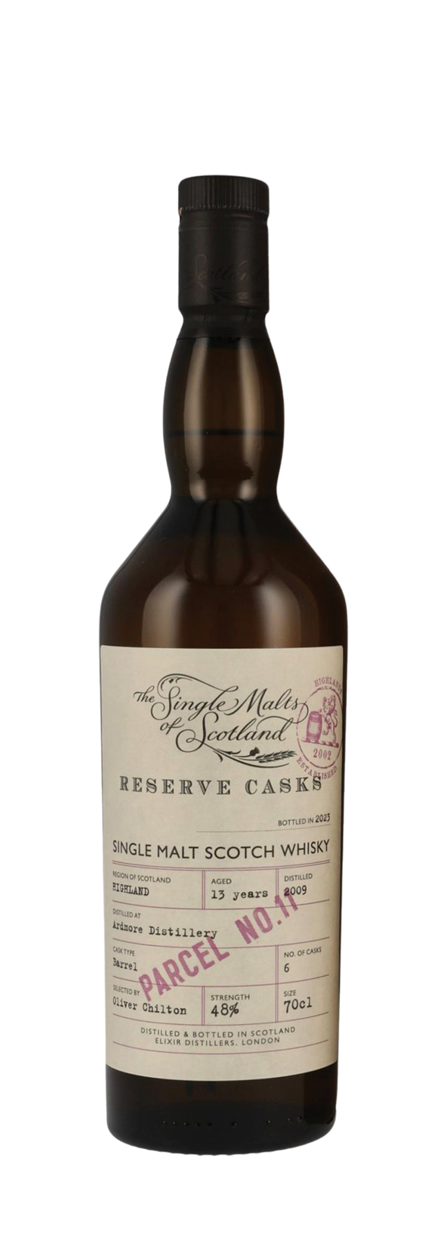 13 Years Old Single Malts Of Scotland Reserve Casks 48% 2009 70cl