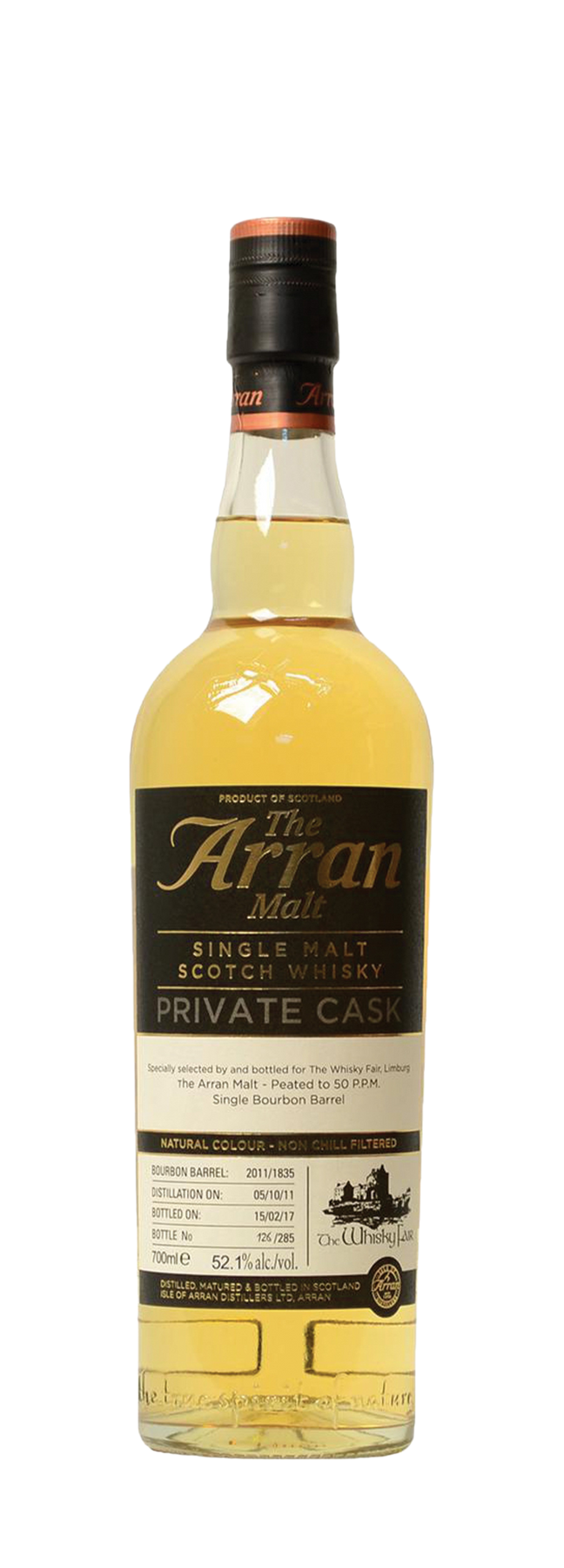 5 Years Old For The Whisky Fair 52,1% 2011 70cl