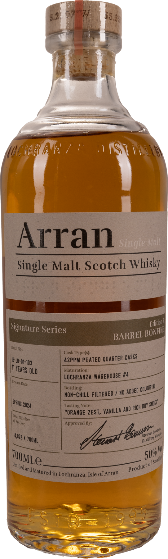 11 Years Old Signature #2 Bonfire 50% 70cl