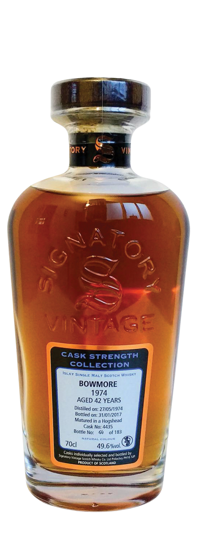 42 Years Old Single Cask Signatory Rare Reserve 70cl