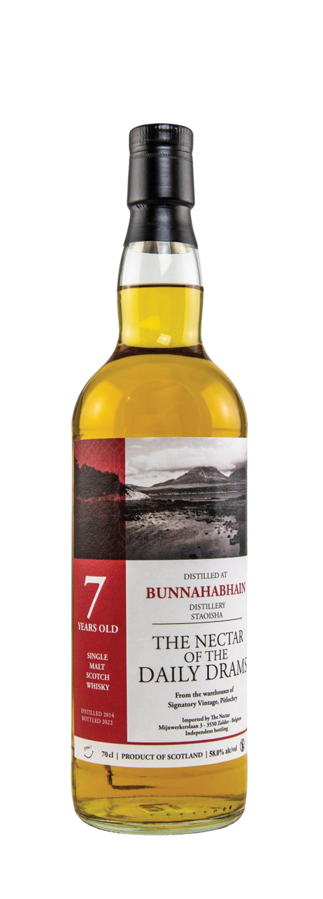 7 Years Old Staoisha The Nectar of The Daily drams 58% 2014 70cl