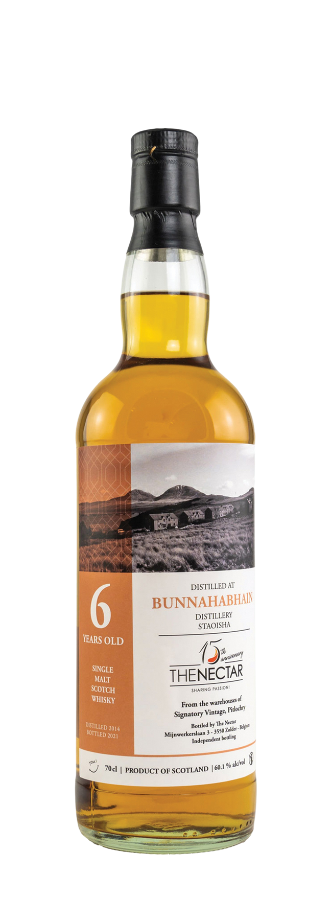 6 Years Old Staoisha The Nectar of The Daily Drams 60,1% 2014 70cl