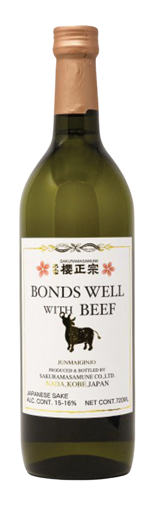 Sakuramasamune Bonds Well With Beef 15% 72cl Saké