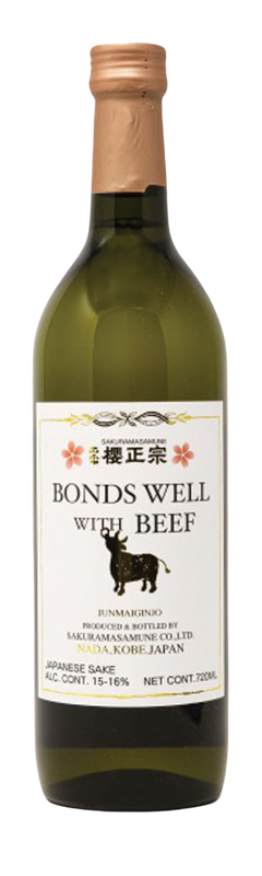 Sakuramasamune Bonds Well With Beef 15% 72cl