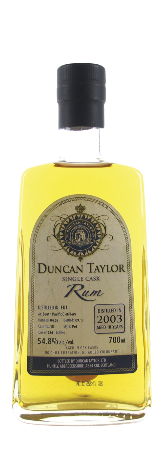10 Years Old Fiji Duncan taylor  70cl