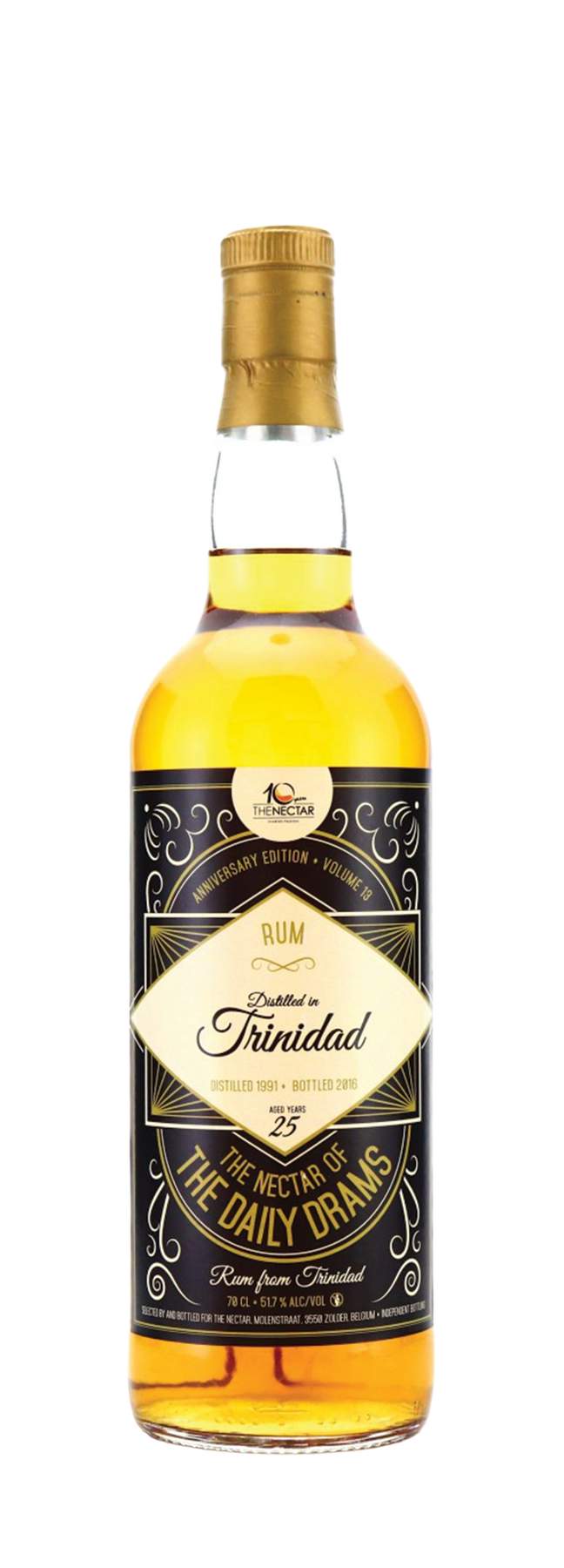 25 Years Old Trinidad The Nectar Of The Daily Dram 10th Anniversary  70cl