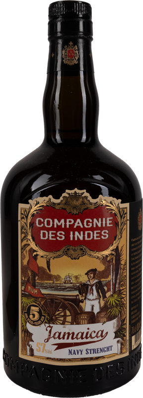 5 Years Old Jamaican Navy Strength Rum 57% 70cl