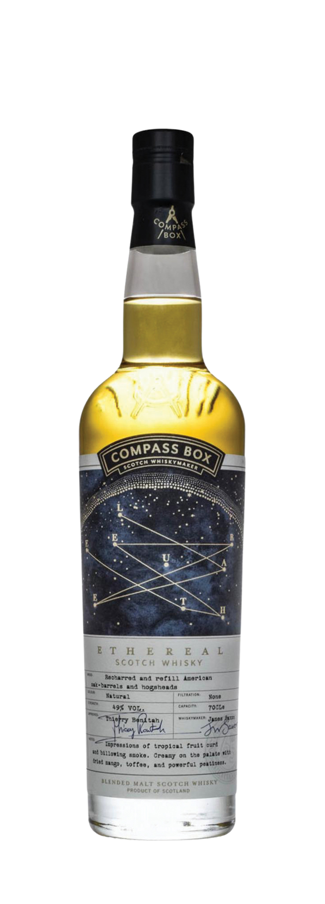 Compass Box Ethereal 65th Anniversary La Maison Du Whisky  49% 70cl