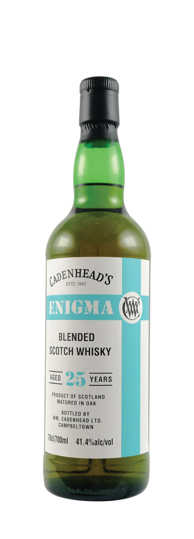 Cadenhead's 25 Years Old Enigma Blended Scotch 41,4% 1998 70cl