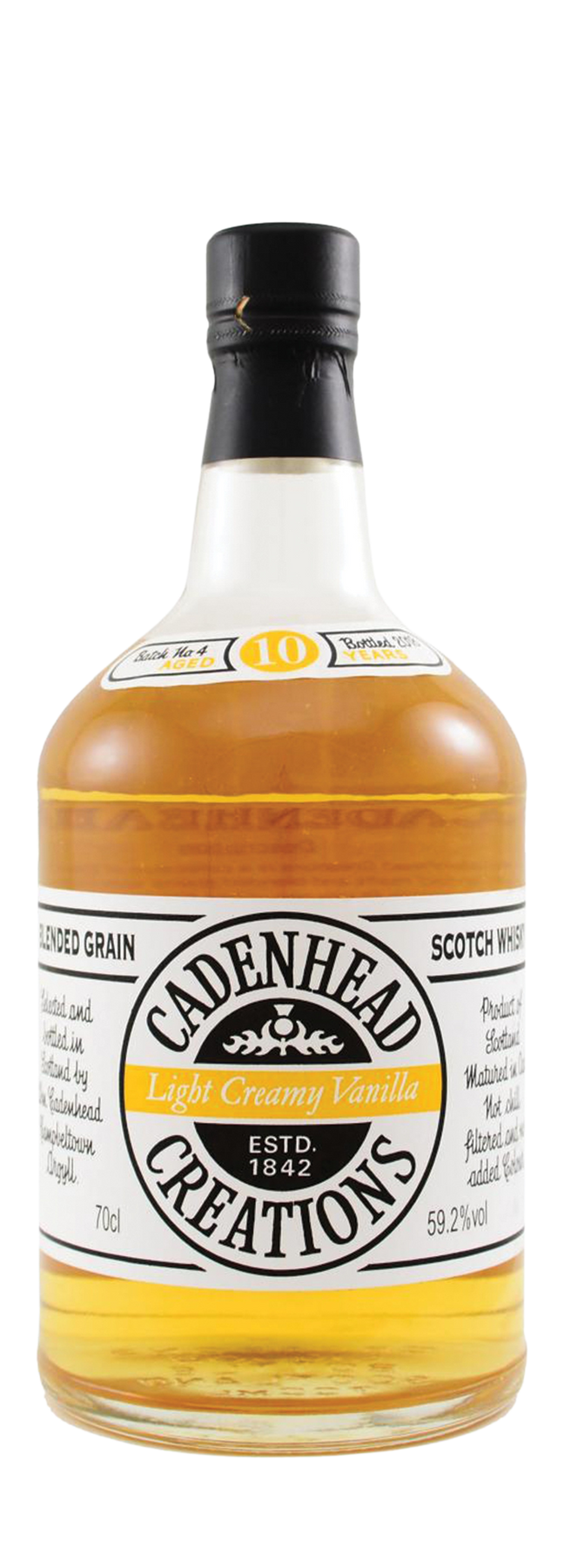 Cadenhead's 10 Years Old Creations Light Creamy Vanilla 59,2% 70cl