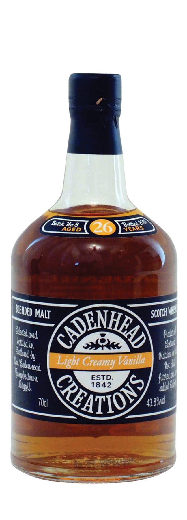 Cadenhead's 26 Years Old Creations Light Creamy Vanilla 43,8% 70cl