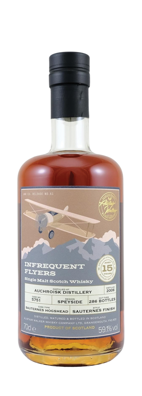 15 Years Old Single Cask Infrequent Flyers 59,1% 2006 70cl