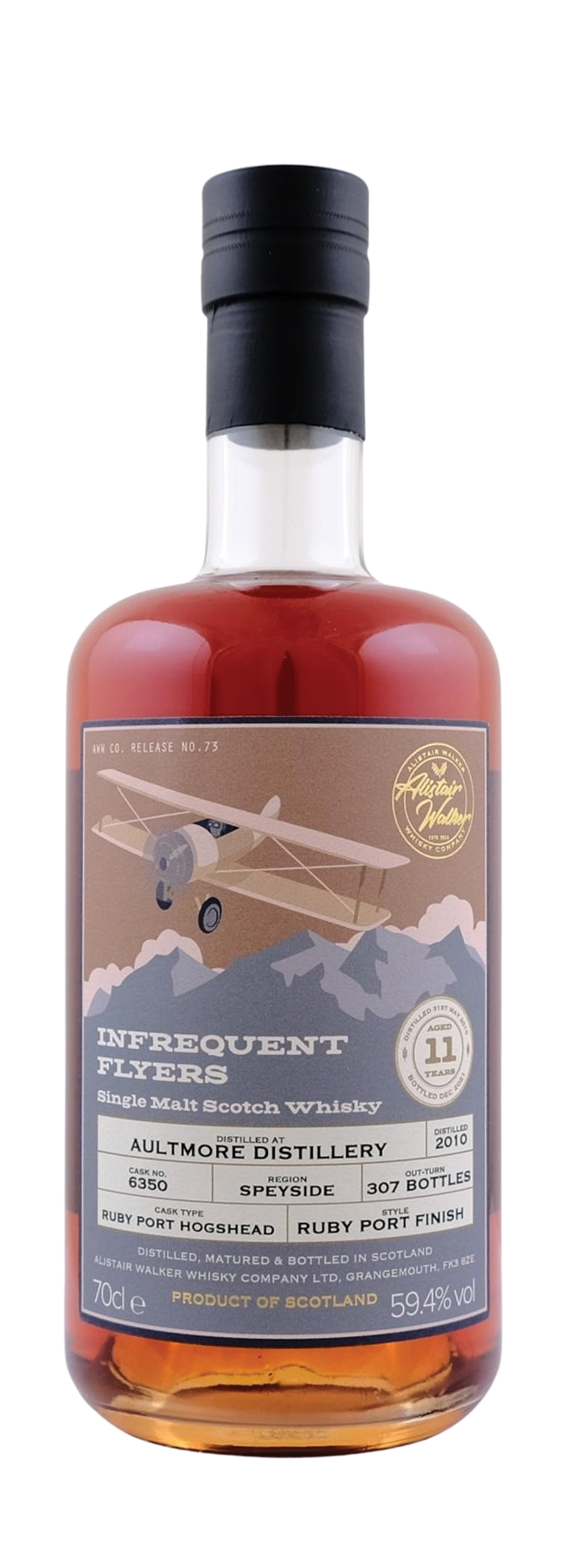 11 Years Old Single Cask Infrequent Flyers 59,4% 2010 70cl