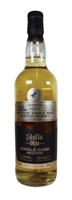 11 Years Old Single Cask 110 Proof Stalla Dhu 55% 70cl