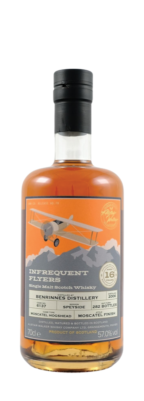 16 Years Old Single Cask Infrequent Flyers 57% 2006 70cl