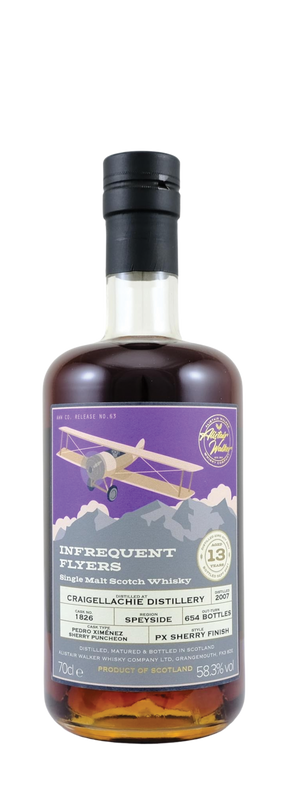 13 Years Old Single Cask Infrequent Flyers 58,3% 2007 70cl