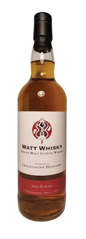 6 Years Old Single Cask Watt Whisky 58,1% 2016 70cl