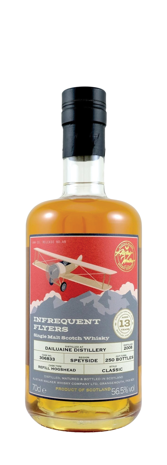 13 Years Old Single Cask Infrequent Flyers 56,5% 2008 70cl