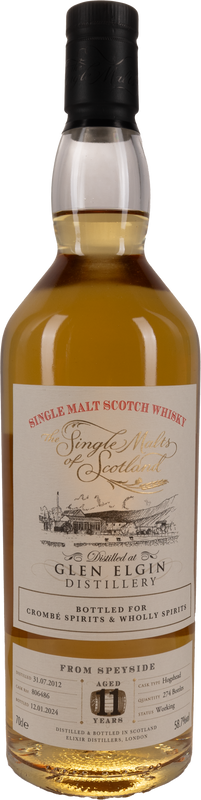 11 Years Old Single Cask for Crombé SMOS 58,7% 2013 70cl