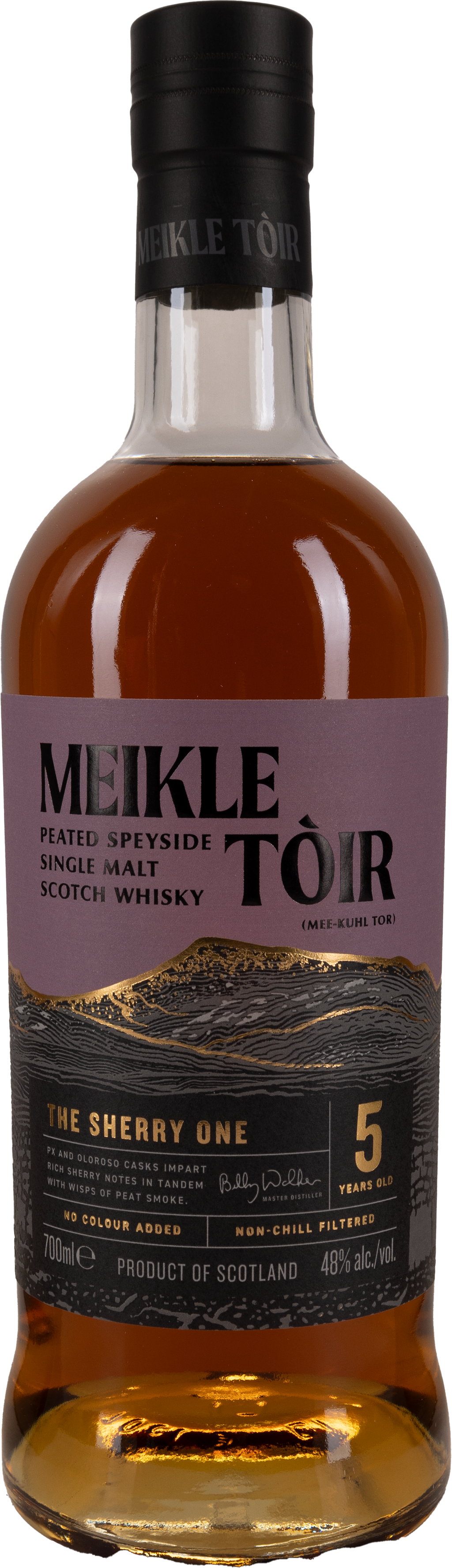 5 Years Old Meikle Toir The Sherry One 48% 70cl – Crombé Wines