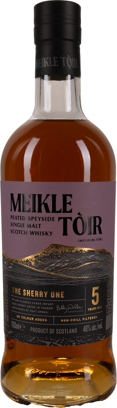 5 Years Old Meikle Toir The Sherry One 48% 70cl