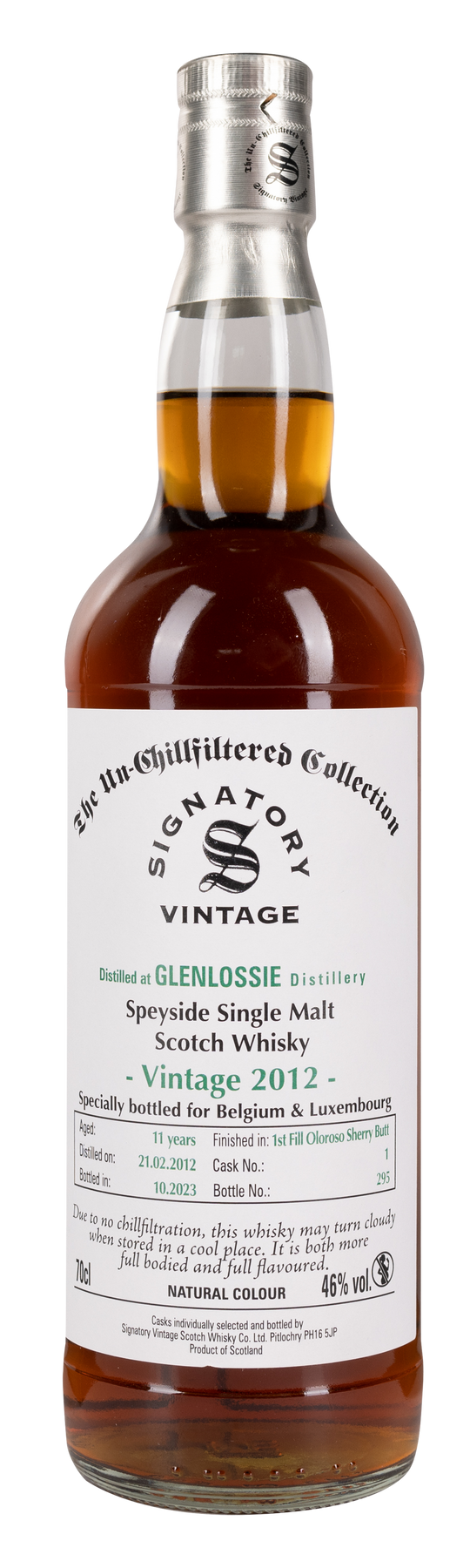 12 Years Old Signatory Vintage 100 Proof 57,1% 2012 70cl