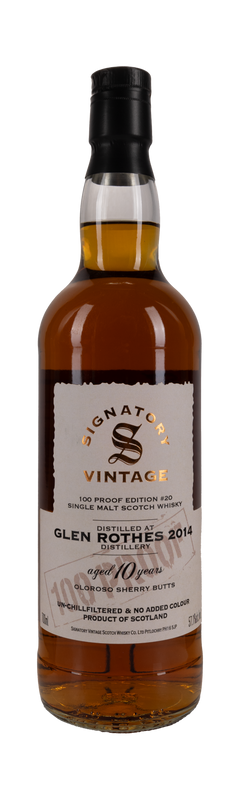10 Years Old Signatory 100 Proof 57,1% 2014 70cl