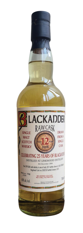 Linkwood 12 Years Old Single Cask Blackadder 60% 2008 70cl