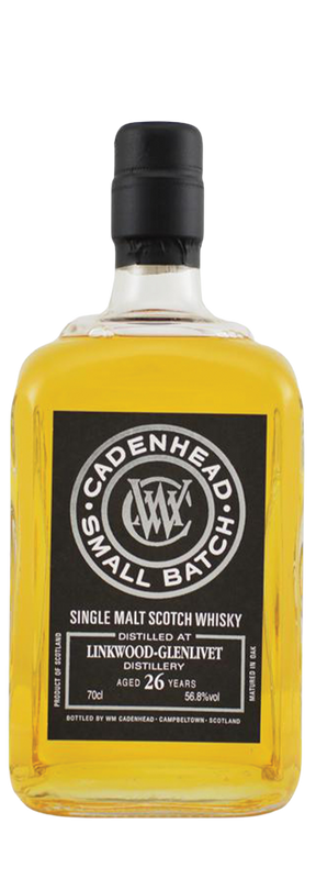 Linkwood 26 Years Old Small Batch Cadenhead's 56.8% 1987 70cl