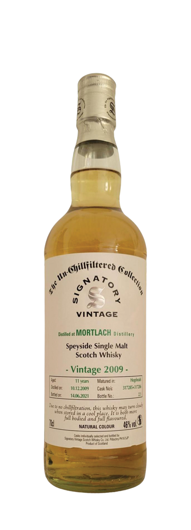 11 Years Old Singatory 46% 2009 70cl