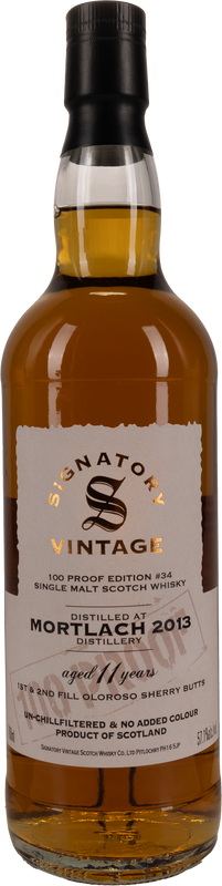 11 Years Old Signatory Vintage 100 proof 57,1% 70cl