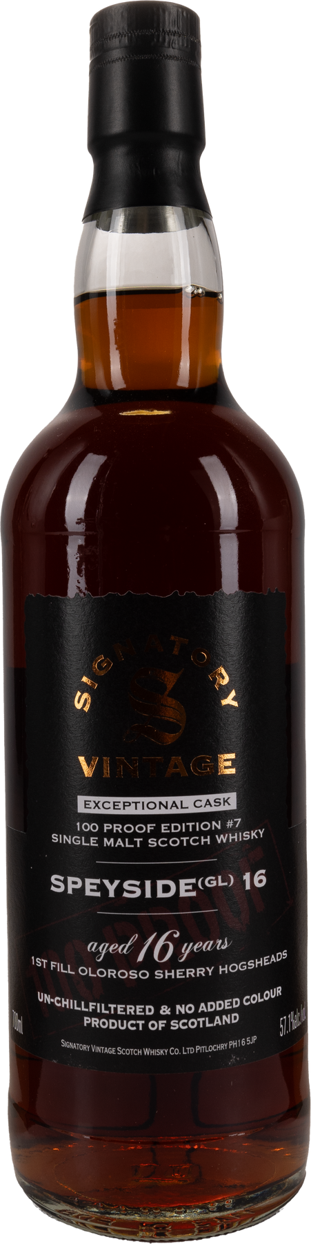 16 years Old Signatory Vintage 100 Proof 57,1% 70cl